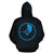 Yap Zip up Hoodie Micronesia Yapese Warrior Blue - Polynesian Pride