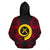 Vanuatu Polynesian Zip up Hoodie Red Tattoo - Polynesian Pride