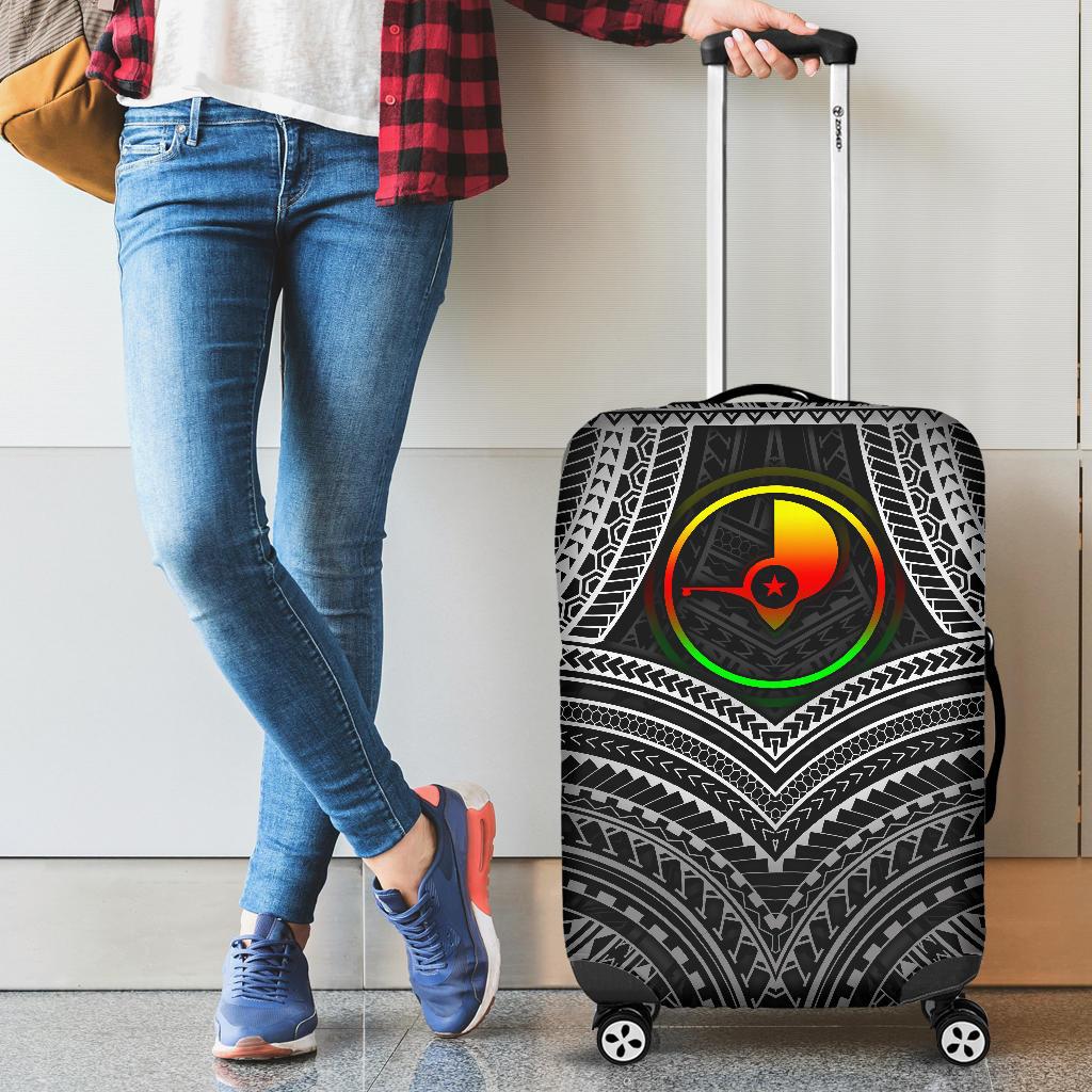 YAP Polynesian Luggage Covers - Yap Flag Reggae Color Reggae - Polynesian Pride