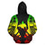 Papua New Guinea Polynesian All Over Zip up Hoodie Reggae Tattoo - Polynesian Pride