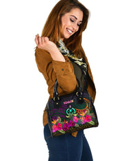 Vanuatu Personalised Shoulder Handbag - Summer Hibiscus - Polynesian Pride