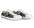 Tonga Polynesian Low Top Shoes - White Plumeria - Polynesian Pride