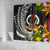 Vanuatu Shower Curtains - Seal Spiral Polynesian Patterns - Polynesian Pride