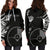 Yap Personalised Custom Women's Hoodie Dress - Micronesian Pattern Flash Black - Polynesian Pride