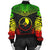 Yap Polynesian Chief Women'S Bomber Jacket - Reggae Version - Polynesian Pride