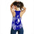 Yap Polynesian Women Tank Top Map Blue - Polynesian Pride