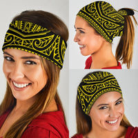 Hawaiian Polynesian Bandana 3 - Pack Basic Warrior Yellow - Polynesian Pride