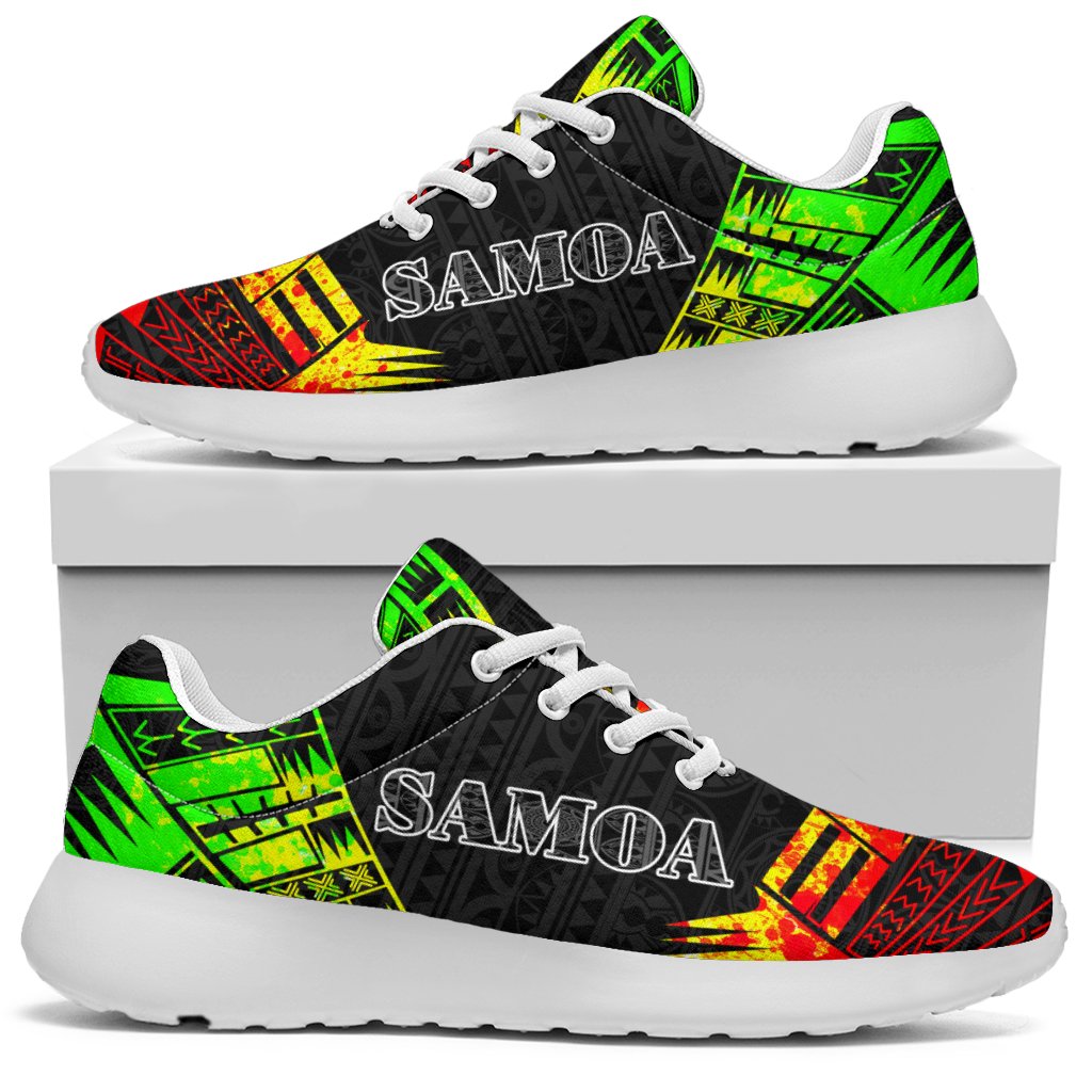Samoa Sport Sneakers - Polynesian Tattoo Reggae - Polynesian Pride