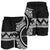 Yap Polynesian All Over Print Men's Short - Black Version - Polynesian Pride