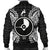 Yap Polynesian Men's Bomber Jacket Map Black - Polynesian Pride