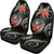 American Samoa Polynesian Car Seat Covers - Black Plumeria - Polynesian Pride