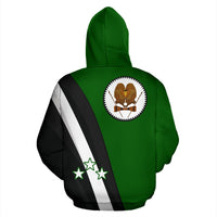 (TAMBUL ICE) Papua New Guinea Hoodie Wester Highlands Flag LT9 - Polynesian Pride