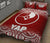 Yap Quilt Bed Set - Yap Flag Red Fog Style - Polynesian Pride