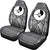 Yap Car Seat Cover - Yap Flag Polynesian Tattoo Black - Polynesian Pride