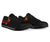 Guam Polynesian Low Top Shoe - Plumeria Flowers And Waves - Polynesian Pride
