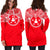 Austral Islands Women Hoodie Dress - Austral Islands Coat Of Arms Polynesian Flag Color - Polynesian Pride
