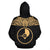 Yap All Over Zip up Hoodie Gold Neck Style - Polynesian Pride