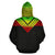Saipan All Over Zip up Hoodie Reggae Color Version - Polynesian Pride