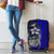 Yap Micronesian Luggage Covers Blue - Turtle With Hook - Polynesian Pride