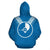 Yap All Over Zip up Hoodie Blue Sailor Style - Polynesian Pride