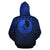 Yap All Over Zip up Hoodie Lift up Blue - Polynesian Pride