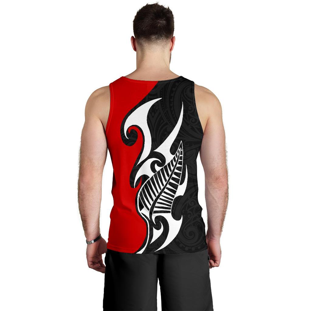 Aotearoa Silver Fern Maori Men's Tank Top - Polynesian Pride