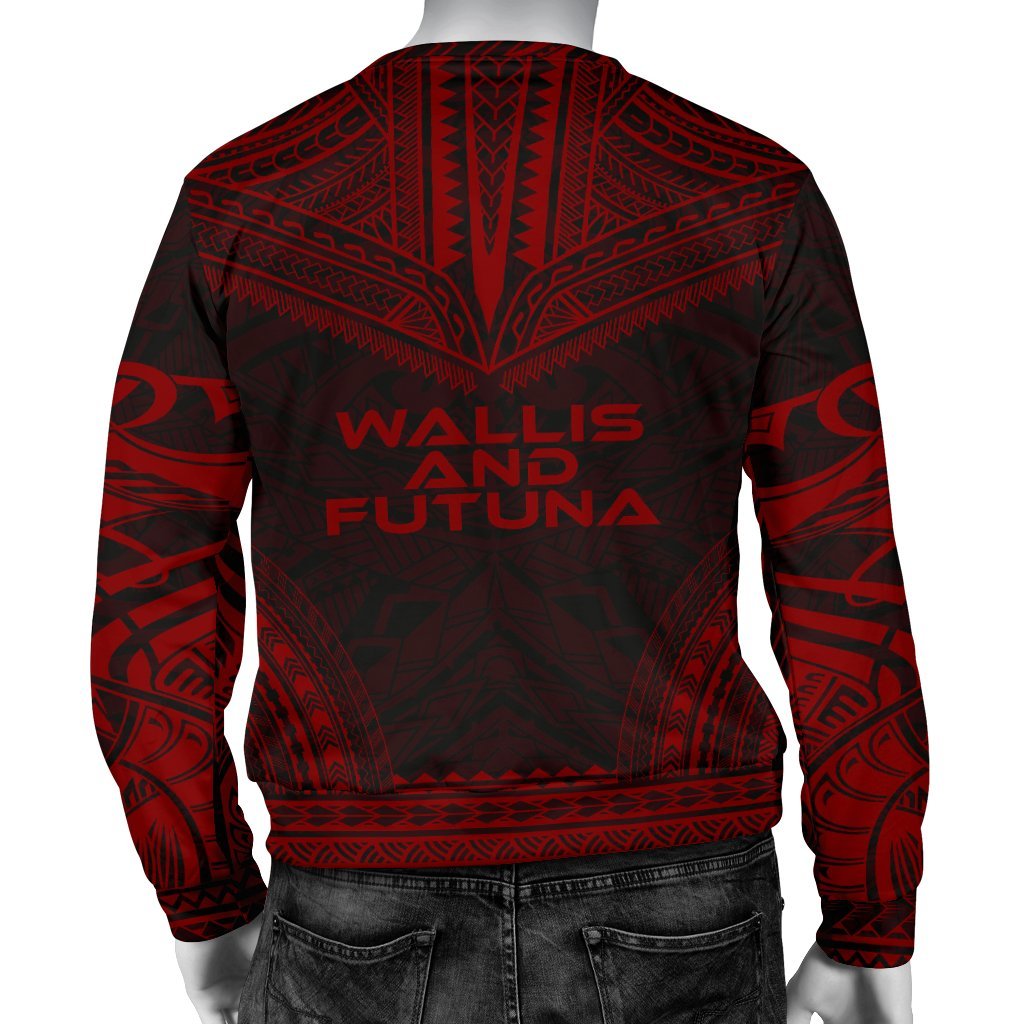 Wallis And Futuna Sweater - Polynesian Chief Red Version - Polynesian Pride