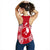 Yap Polynesian Women Tank Top Map Red White - Polynesian Pride