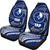 Yap Micronesia Car Seat Covers - Blue Tribal Wave - Polynesian Pride