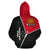 Papua New Guinea Hoodie Papua New Guinea Flag Coat of Arms Curve Zipper Style - Polynesian Pride