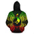 Yap Polynesian All Over Zip up Hoodie Map Reggae - Polynesian Pride