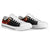 Guam Polynesian Low Top Shoe - Plumeria Flowers And Waves - Polynesian Pride