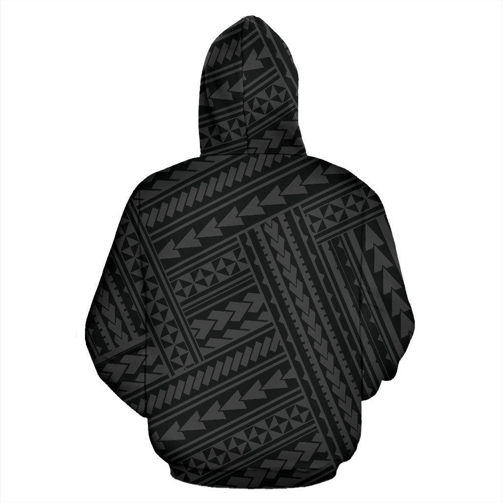 Hawaii Hoodie Polynesian Nation Gray Pullover - Polynesian Pride