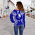 Yap Polynesian Shoulder Sweater Map Blue - Polynesian Pride