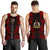Vanuatu Men Tank Top - Polynesian Tattoo Red - Polynesian Pride