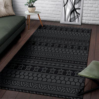 Hawaii Area Rug Polynesian Tattoo Tribal AH - Polynesian Pride