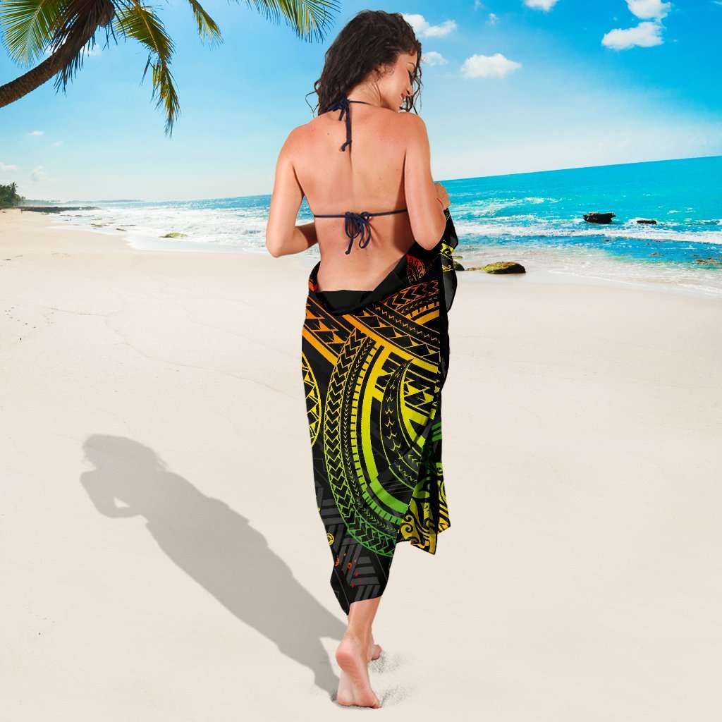 Polynesian Custom Personalised Sarongs - Reggae Turtle - Polynesian Pride
