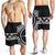 Yap Polynesian All Over Print Men's Short - Black Version - Polynesian Pride