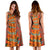 Hawaii Tropical Flowers Polynesian - Hawaiian Midi Dress - Haka Style - Polynesian Pride