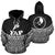 Yap Polynesian Zip up Hoodie Black Pride Map and Seal Unisex Black - Polynesian Pride