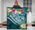 Tonga Polynesian Premium Quilt - Summer Plumeria (Turquoise) - Polynesian Pride