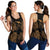 Papua New Guinea Polynesian Women Tank Top Map Gold - Polynesian Pride