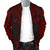 Yap Polynesian Chief Men's Bomber Jacket - Red Version - Polynesian Pride