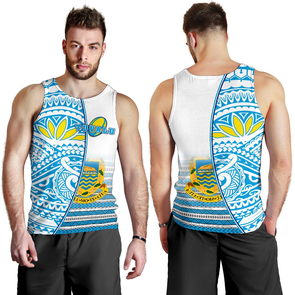Tuvalu Rugby Men's Tank Top Special - Polynesian Pride