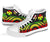 Wallis and Futuna High Top Canvas Shoes - Reggae Tentacle Turtle - Polynesian Pride