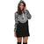 American Samoa Women Hoodie Dress - American Samoa Coat Of Arms Polynesian Black Color - Polynesian Pride