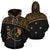 Yap All Over Zip up Hoodie Micronesia Curve Gold Style Unisex Gold - Polynesian Pride