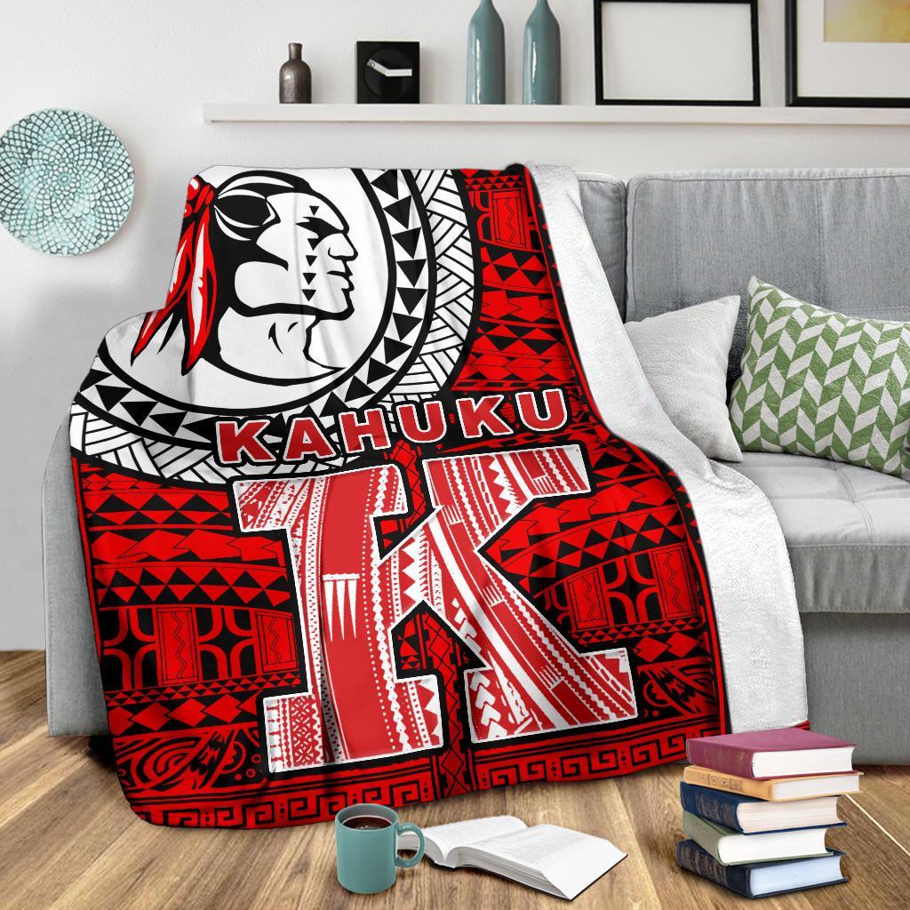 Hawaii Polynesian Premium Blanket - Red Raider Kahuku - Polynesian Pride