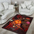 Federated States of Micronesia Polynesian Area Rug - Legend of FSM (Red) - Polynesian Pride