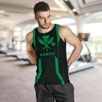 Hawaii Kanaka Polynesian Men's Tank Top Green - Polynesian Pride
